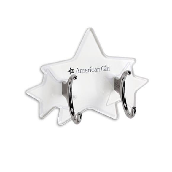 American Girl 18" Doll Holder Starry Wall Mount Screws Plexi Display Gift Box - Picture 5 of 7